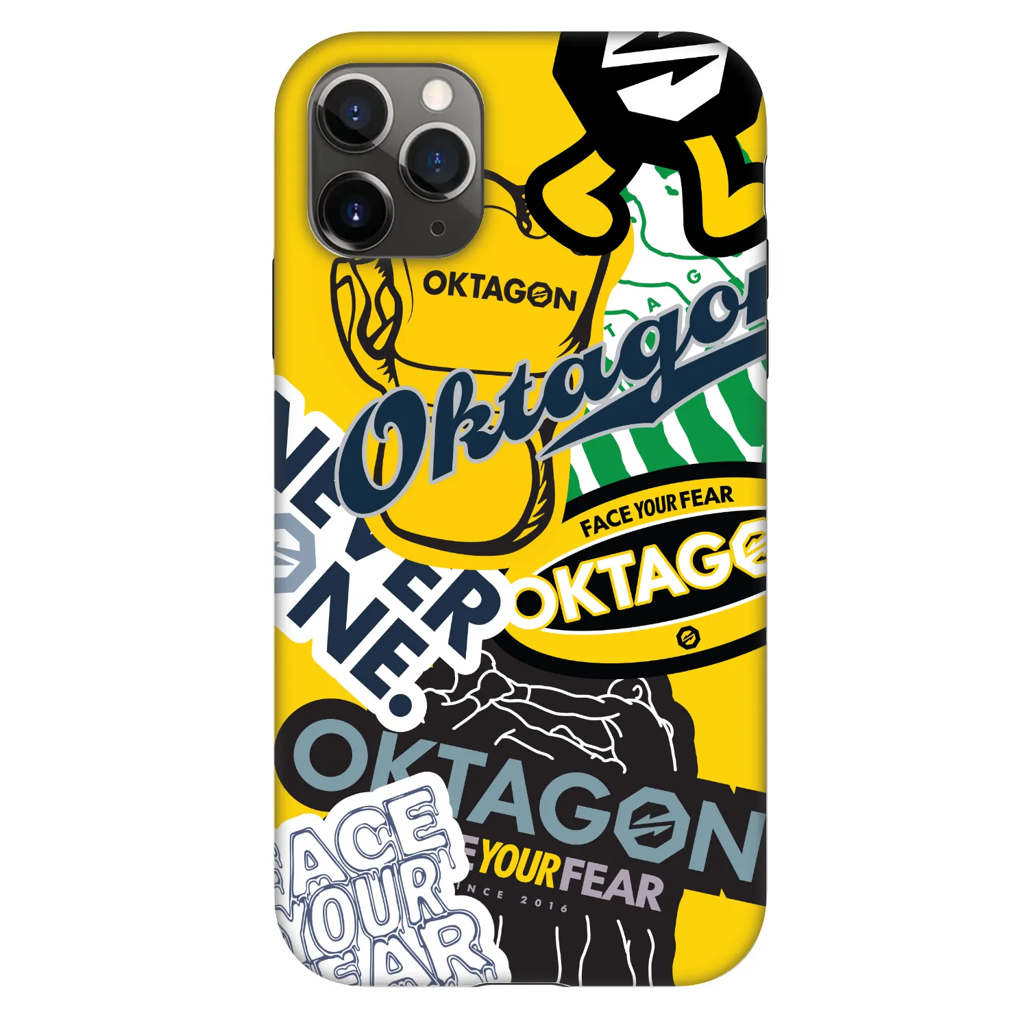Picasee Fashion Case za Apple iPhone 11 Pro - OKTAGON - Logo Archive