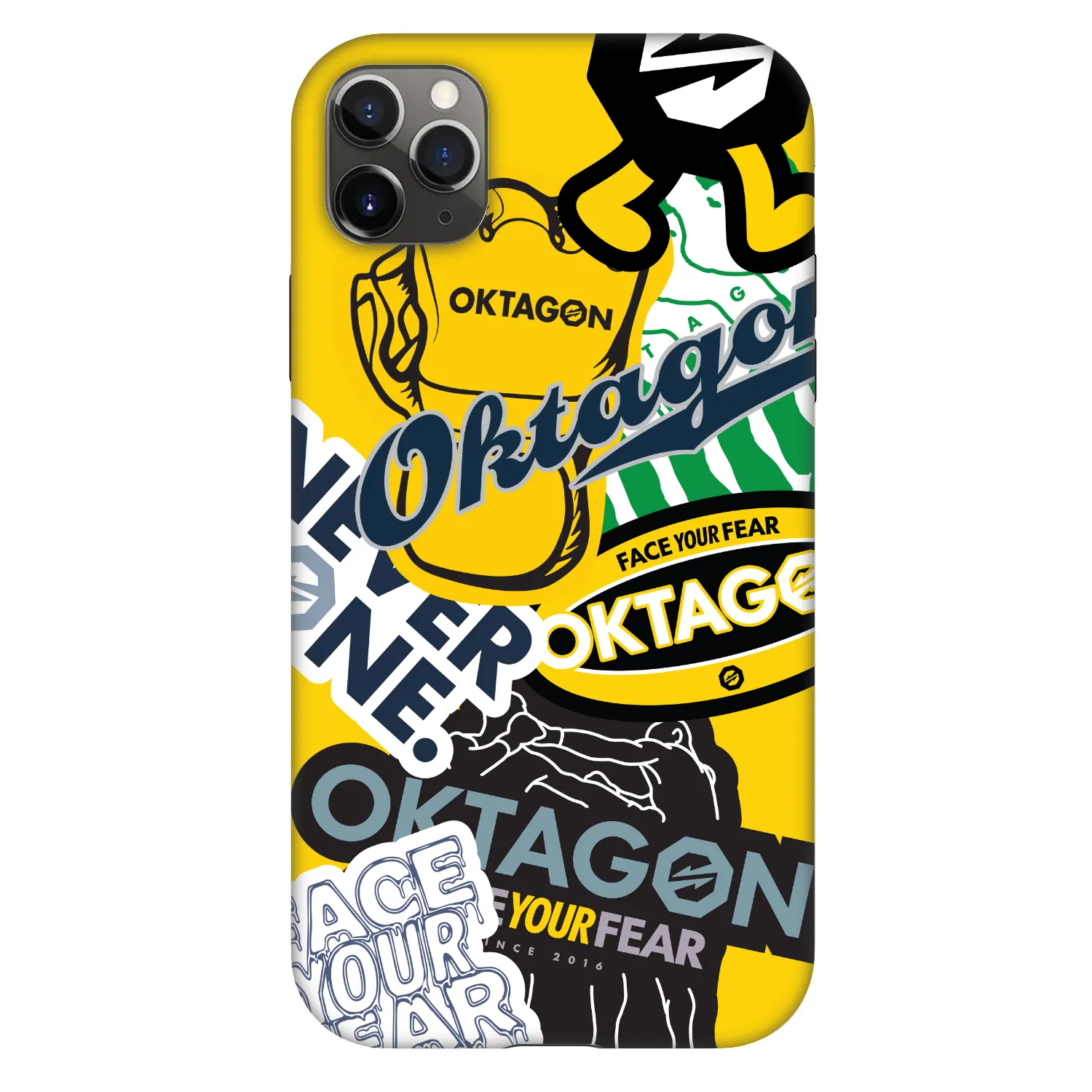 Picasee Fashion Case za Apple iPhone 11 Pro Max - OKTAGON - Logo Archive