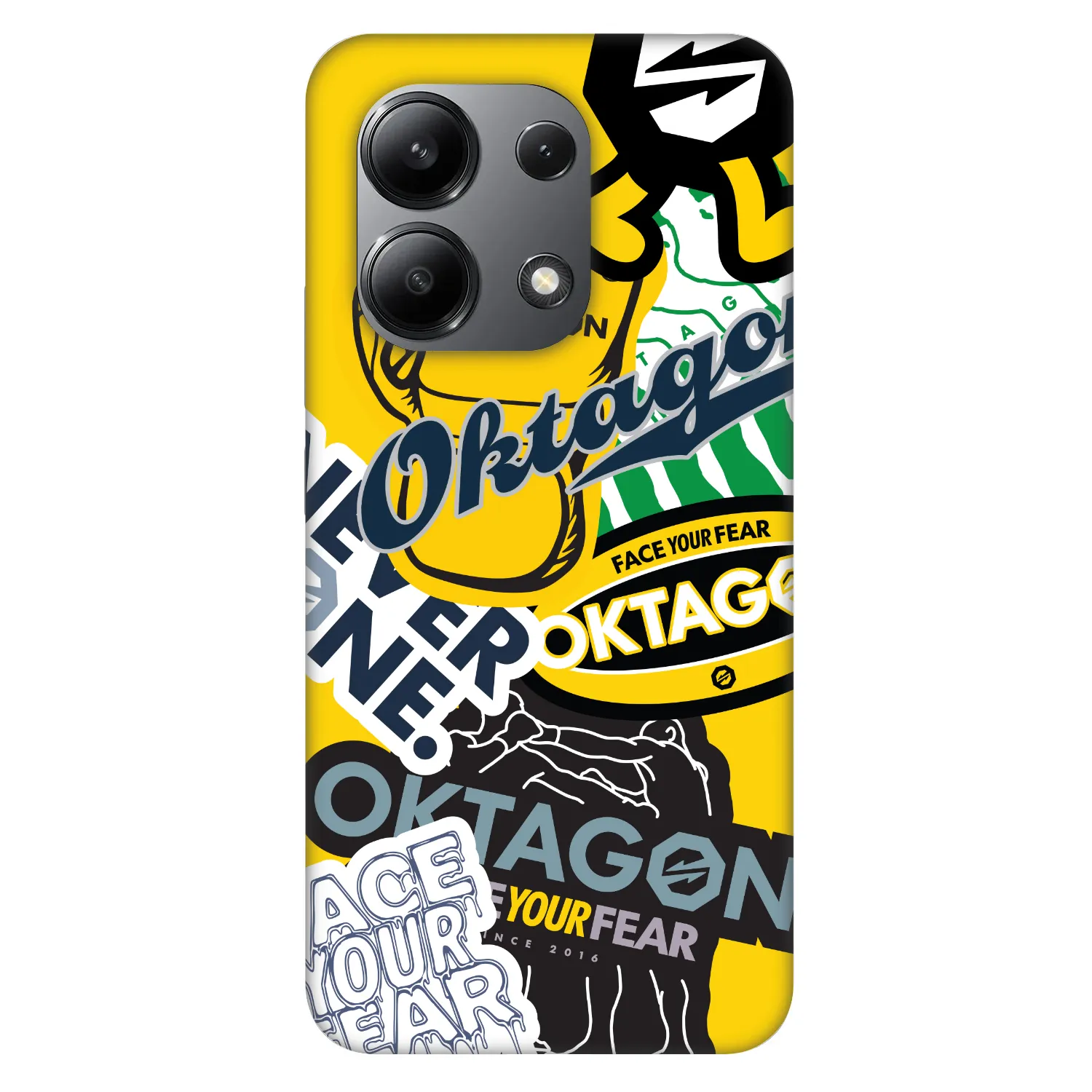 Picasee Fashion Case za Xiaomi Redmi Note 13 4G - OKTAGON - Logo Archive