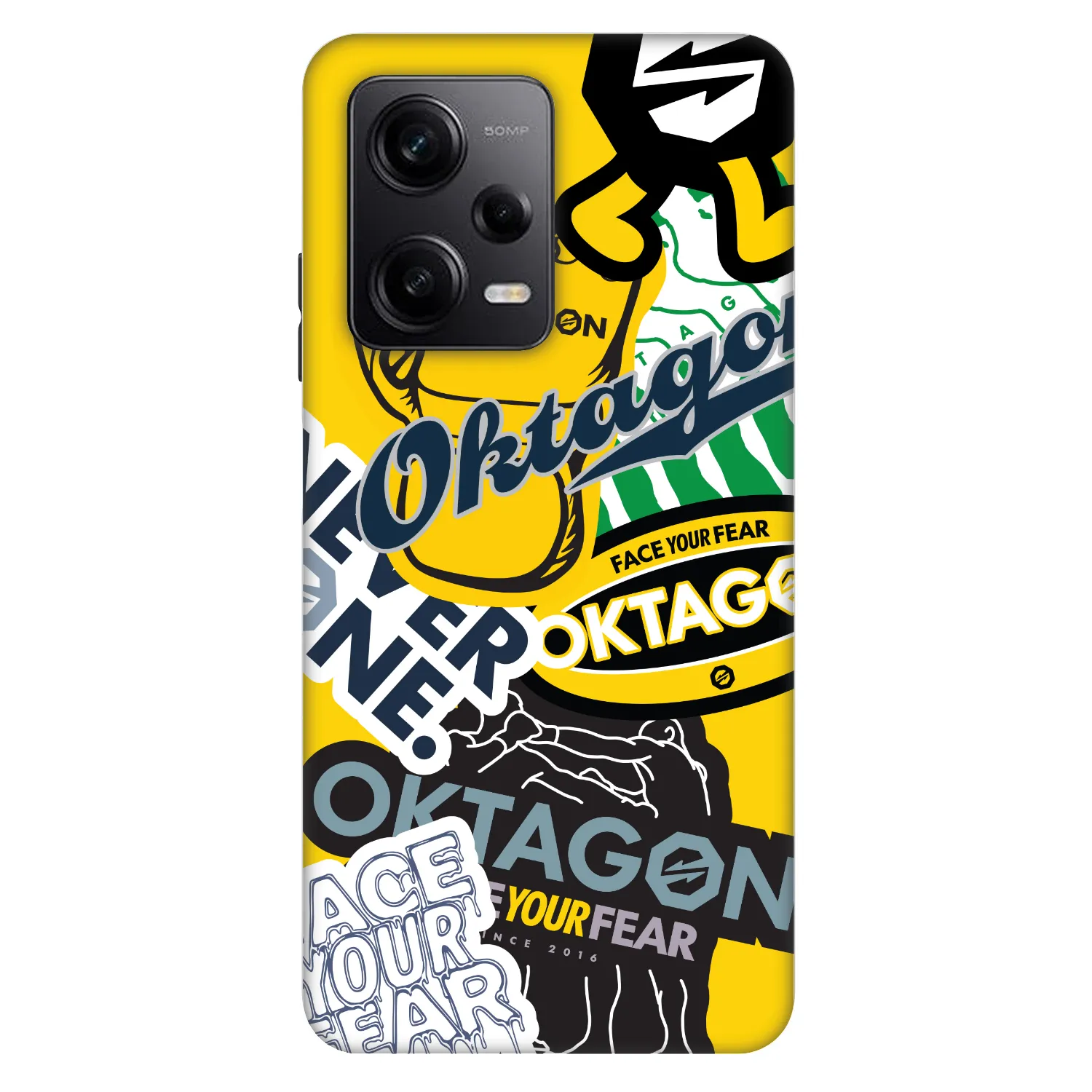 Picasee Fashion Case za Xiaomi Redmi Note 12 Pro+ 5G - OKTAGON - Logo Archive