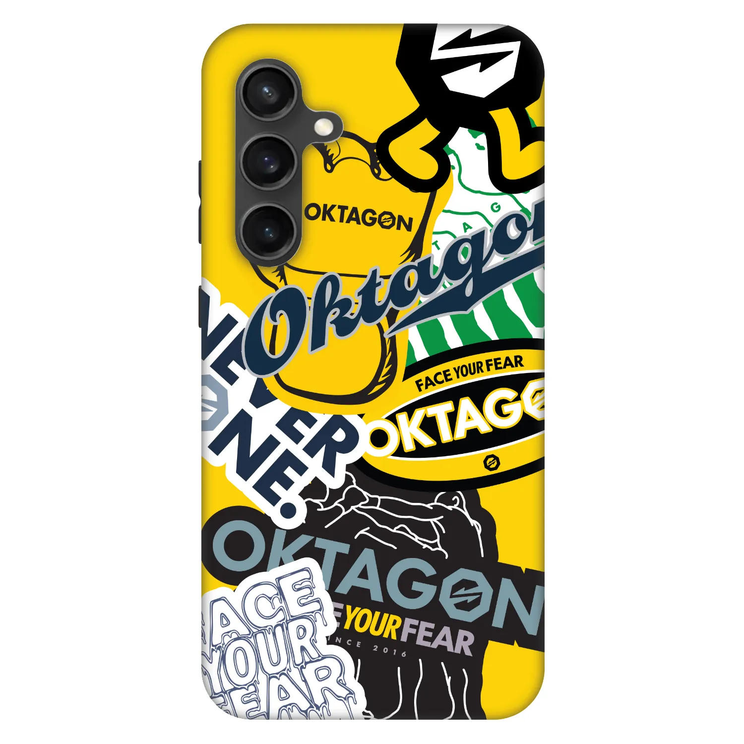 Picasee Fashion Case za Samsung Galaxy S24 FE S721B - OKTAGON - Logo Archive