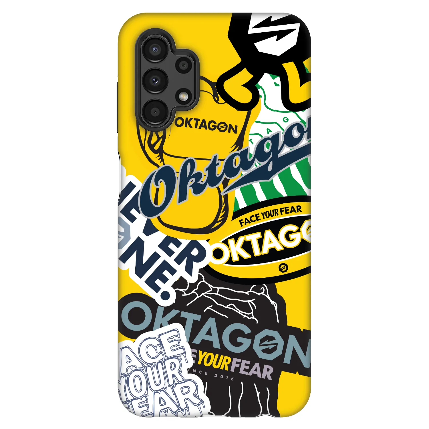 Picasee Fashion Case za Samsung Galaxy A13 4G A135 - OKTAGON - Logo Archive