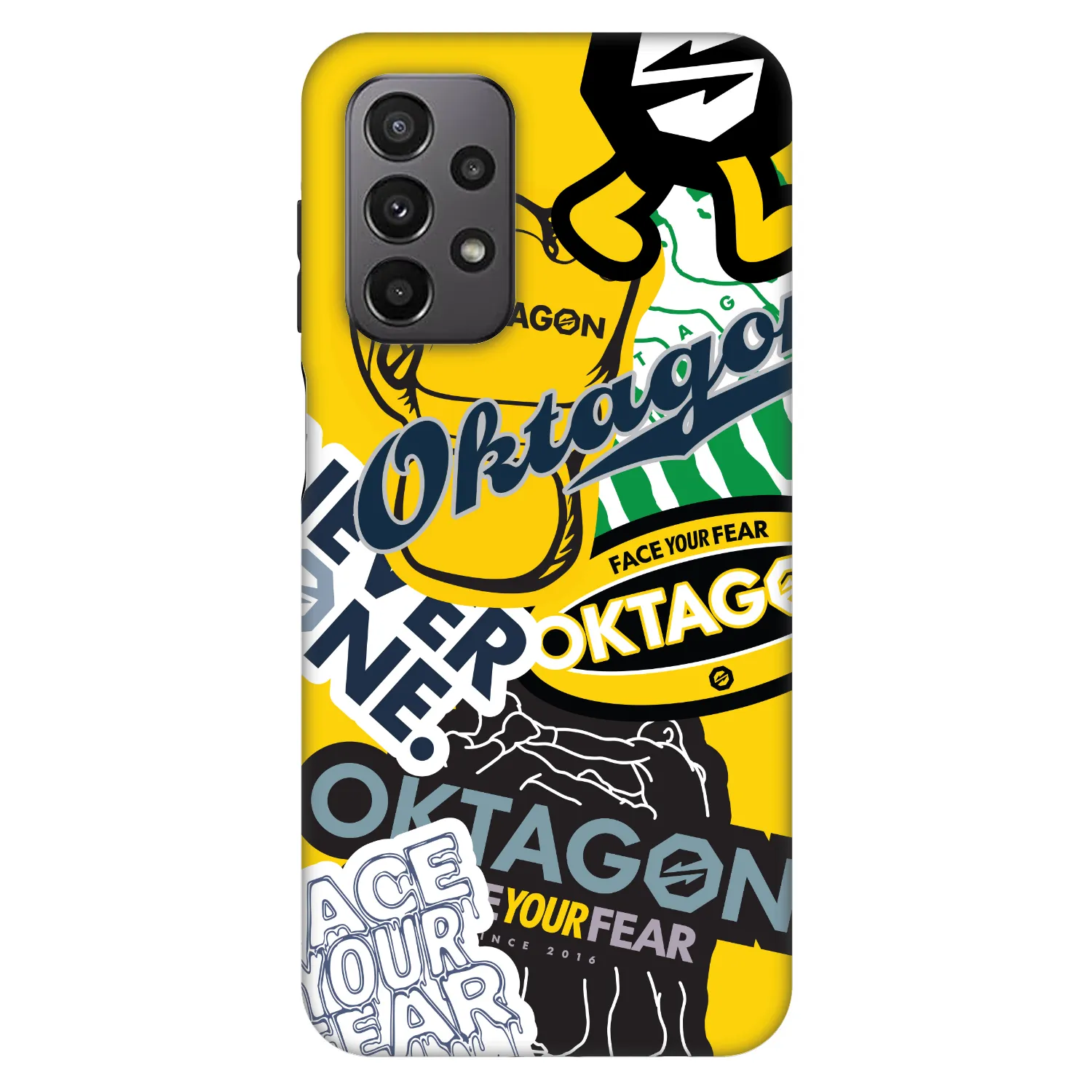 Picasee Fashion Case za Samsung Galaxy A23 A235F 4G - OKTAGON - Logo Archive
