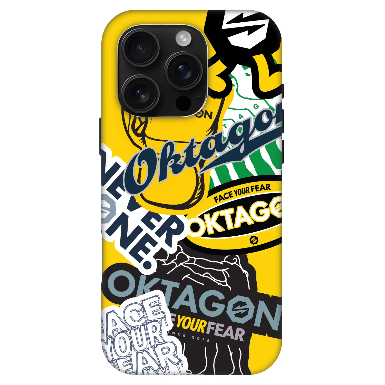 Picasee Fashion Case MagSafe za Apple iPhone 16 Pro - OKTAGON - Logo Archive