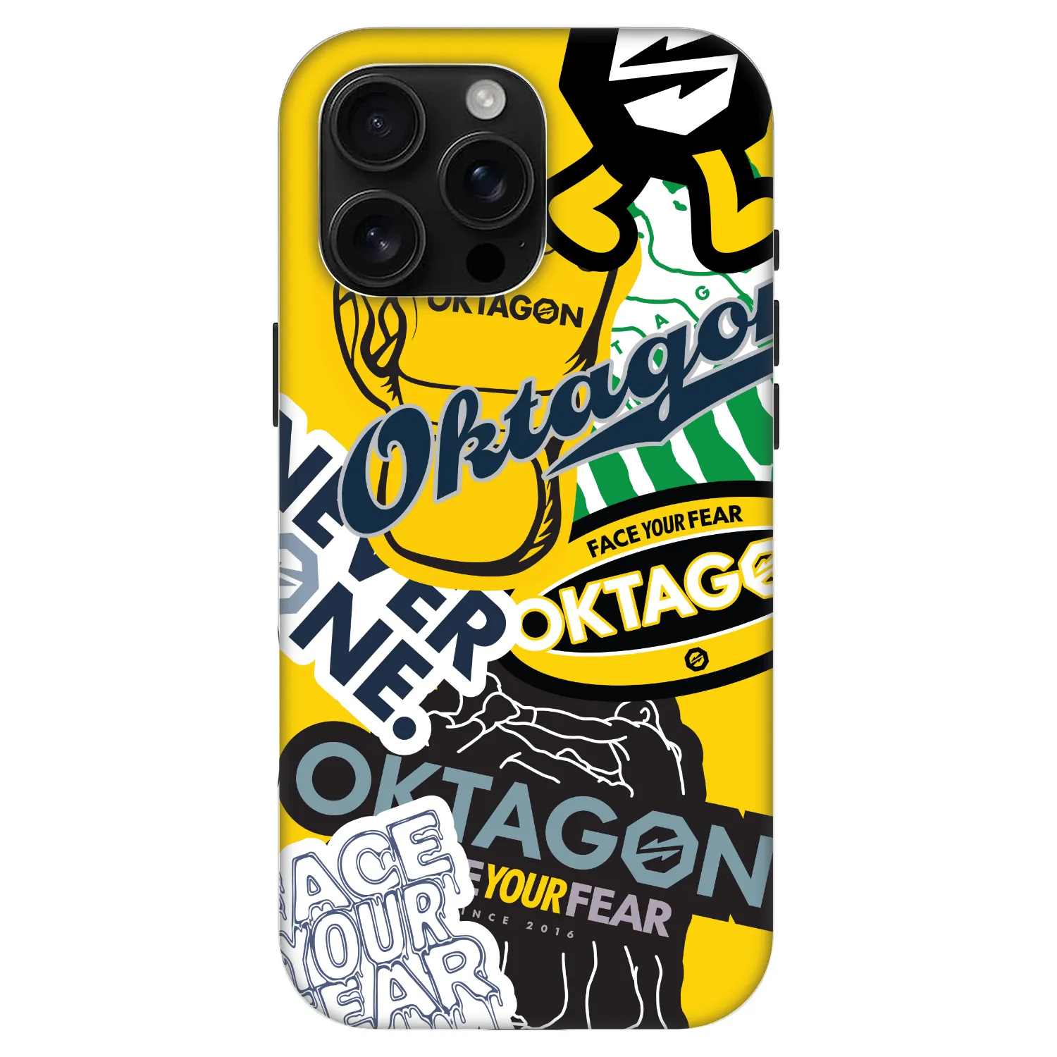 Picasee Fashion Case MagSafe za Apple iPhone 16 Pro Max - OKTAGON - Logo Archive