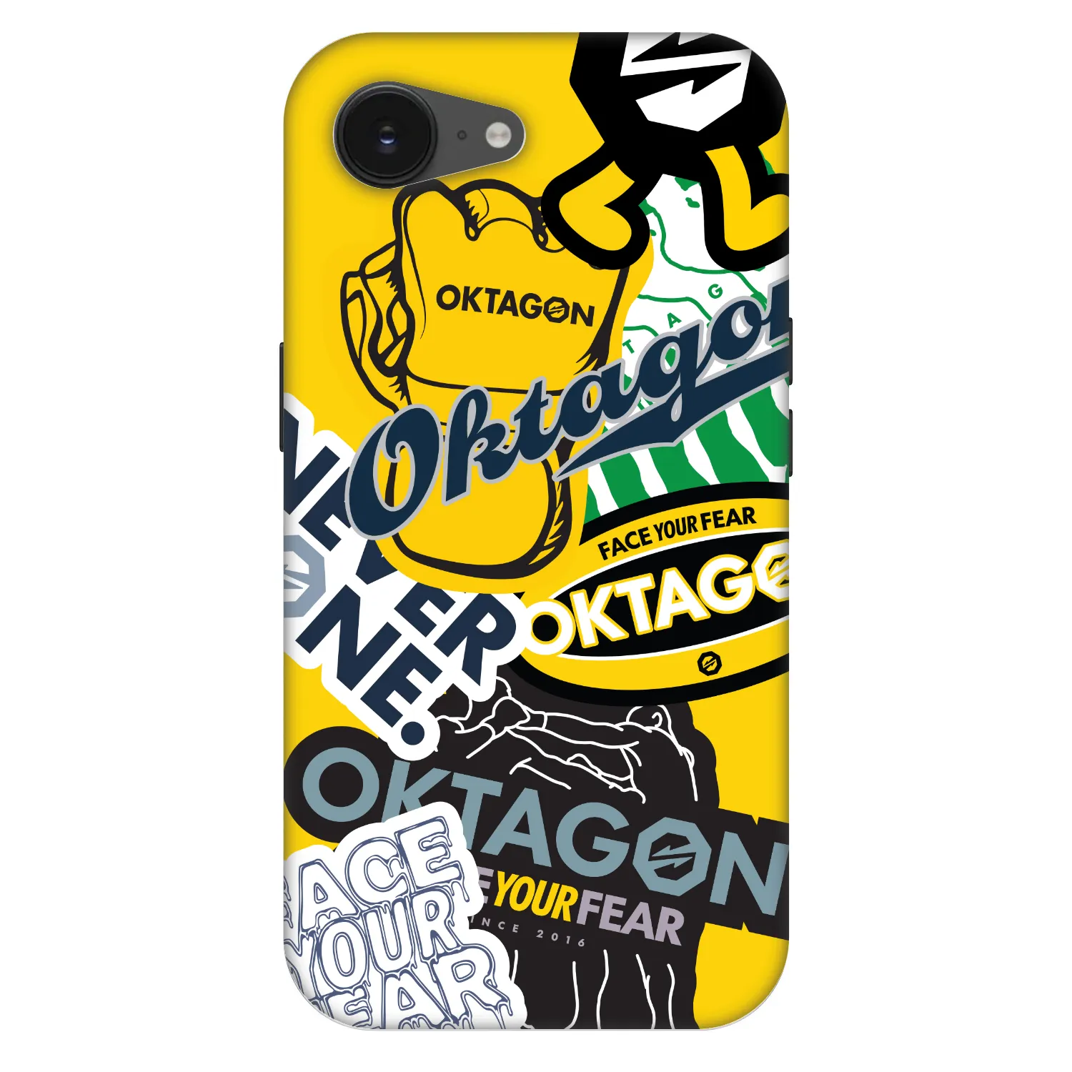 Picasee Fashion Case MagSafe za Apple iPhone 17e - OKTAGON - Logo Archive