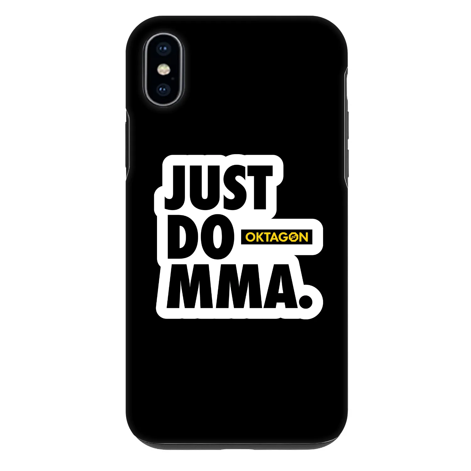 Picasee Fashion Case za Apple iPhone XS Max - OKTAGON - Just Do MMA