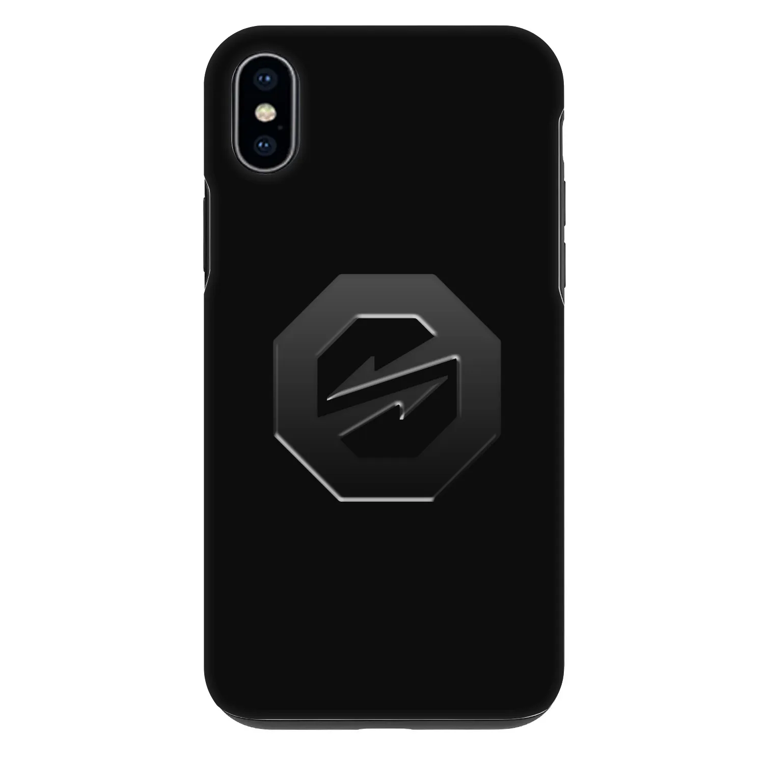 Picasee Fashion Case za Apple iPhone XS Max - OKTAGON - Stealth Logo