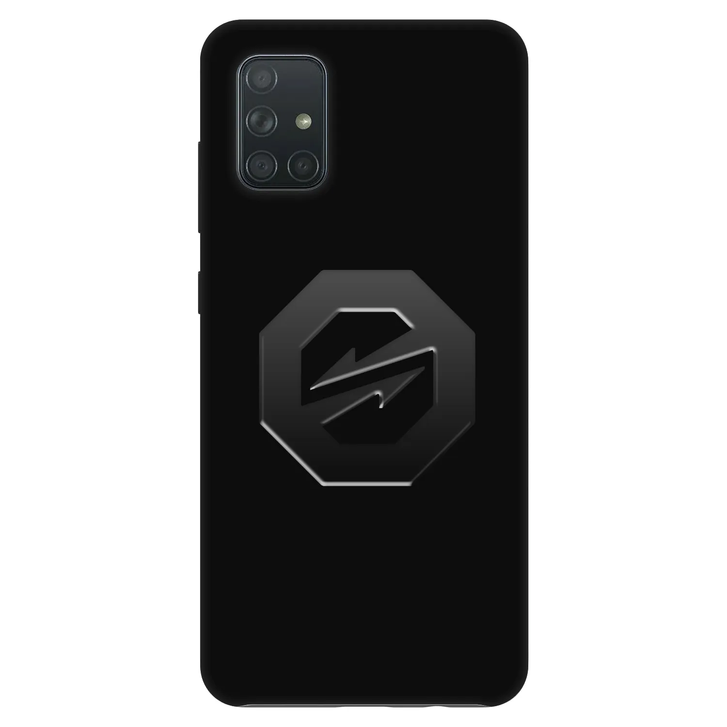 Picasee Fashion Case za Samsung Galaxy A71 A715F - OKTAGON - Stealth Logo