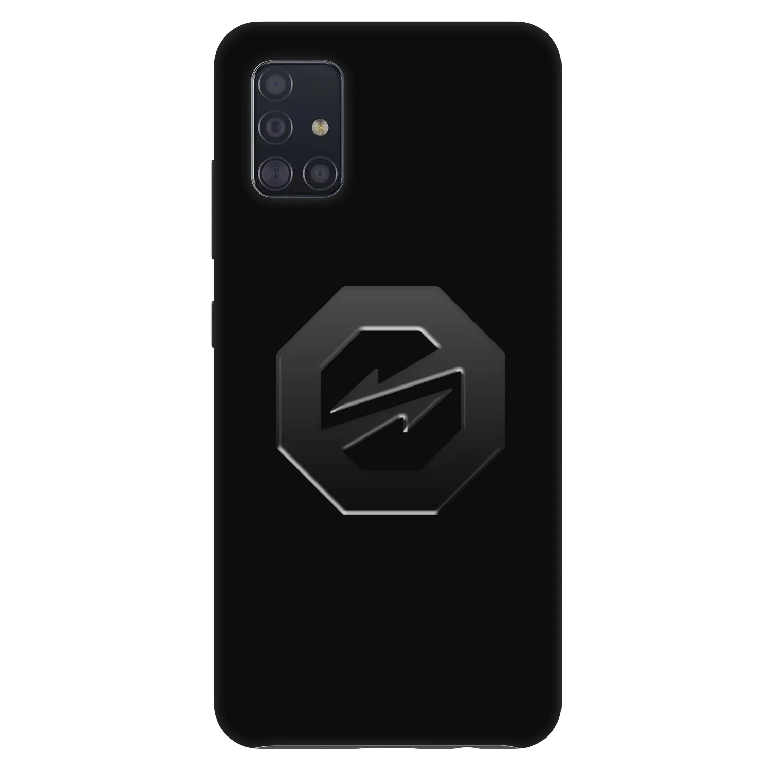 Picasee Fashion Case za Samsung Galaxy A51 A515F - OKTAGON - Stealth Logo