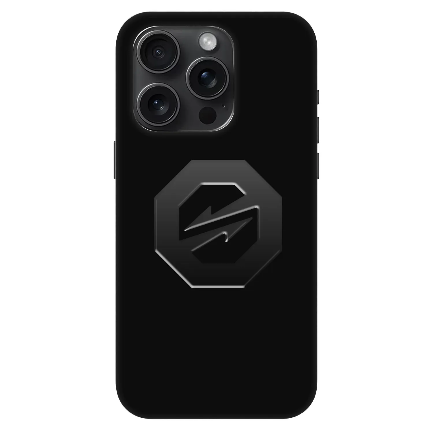 Picasee Fashion Case MagSafe za Apple iPhone 15 Pro - OKTAGON - Stealth Logo