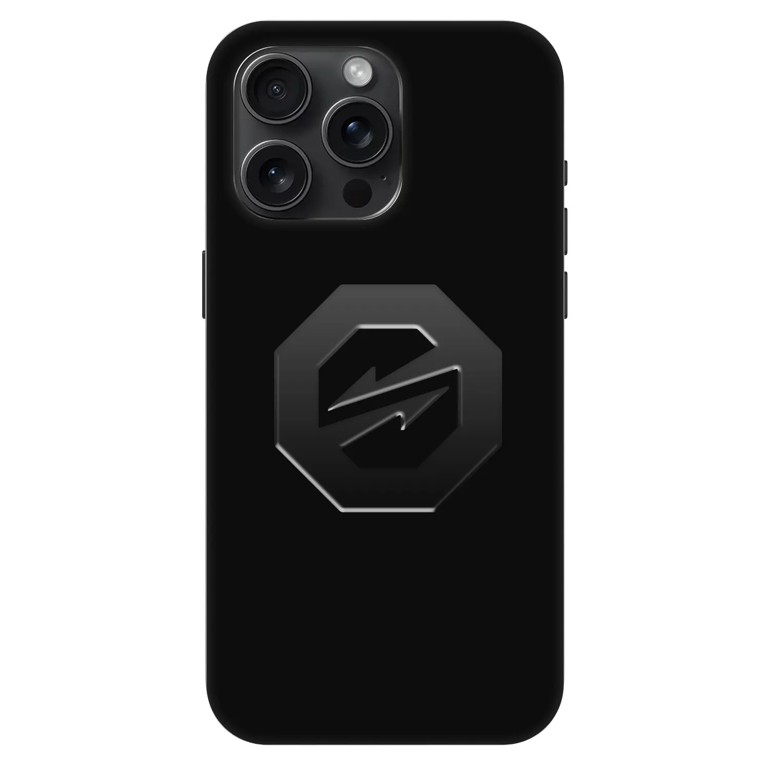 Picasee Fashion Case MagSafe za Apple iPhone 15 Pro Max - OKTAGON - Stealth Logo