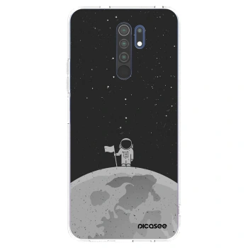Picasee silikonska prozirna maskica za Xiaomi Redmi 9 - Astronaut
