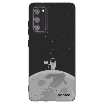 Picasee crna silikonska maskica za Samsung Galaxy S20 FE - Astronaut