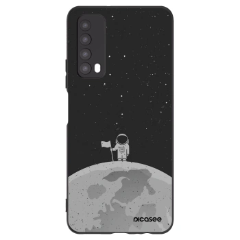 Picasee crna silikonska maskica za Huawei P Smart 2021 - Astronaut