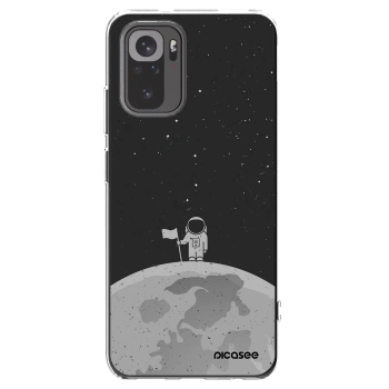Picasee silikonska prozirna maskica za Xiaomi Redmi Note 10 - Astronaut