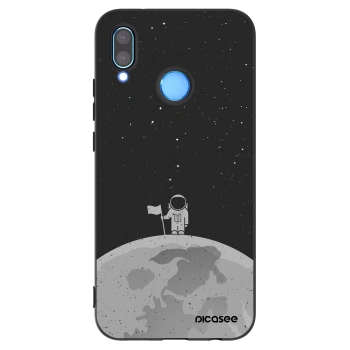 Picasee crna silikonska maskica za Huawei P20 Lite - Astronaut