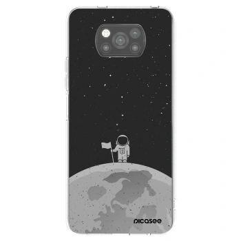 Picasee crna silikonska maskica za Xiaomi Poco X3 Pro - Astronaut