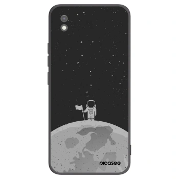 Picasee crna silikonska maskica za Xiaomi Redmi 9AT - Astronaut