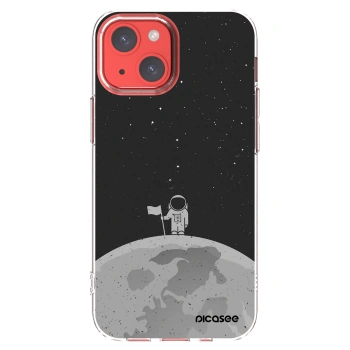 Picasee silikonska prozirna maskica za Apple iPhone 13 mini - Astronaut