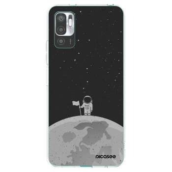 Picasee silikonska prozirna maskica za Xiaomi Redmi Note 10 5G - Astronaut