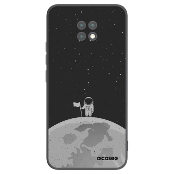 Picasee crna silikonska maskica za Xiaomi Redmi Note 9T - Astronaut