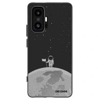 Picasee crna silikonska maskica za Xiaomi 11T Pro - Astronaut