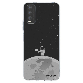 Picasee silikonska prozirna maskica za Vivo Y20s - Astronaut