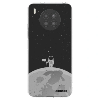 Picasee silikonska prozirna maskica za Huawei Nova 8i - Astronaut