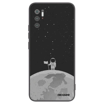 Picasee crna silikonska maskica za Xiaomi Poco M3 Pro 5G - Astronaut