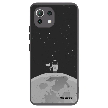 Picasee crna silikonska maskica za Xiaomi 11 Lite 5G NE - Astronaut