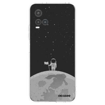 Picasee silikonska prozirna maskica za Vivo Y33s - Astronaut