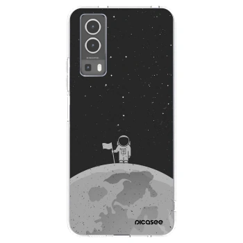 Picasee silikonska prozirna maskica za Vivo Y72 5G - Astronaut