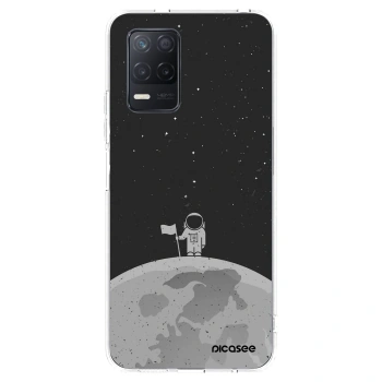 Picasee silikonska prozirna maskica za Realme 8 5G - Astronaut