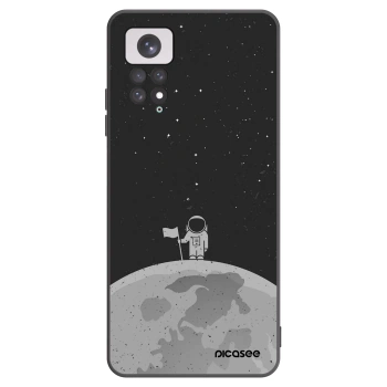 Picasee crna silikonska maskica za Xiaomi Redmi Note 11 - Astronaut