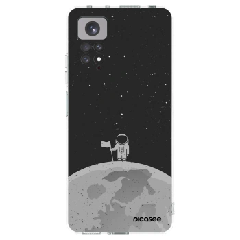 Picasee silikonska prozirna maskica za Xiaomi Redmi Note 11 - Astronaut