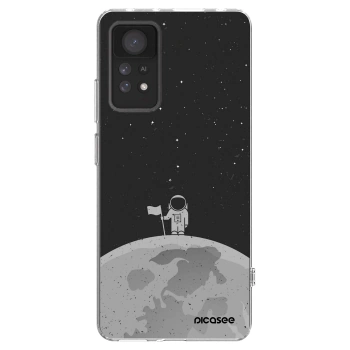 Picasee silikonska prozirna maskica za Xiaomi Redmi Note 11 Pro 5G - Astronaut