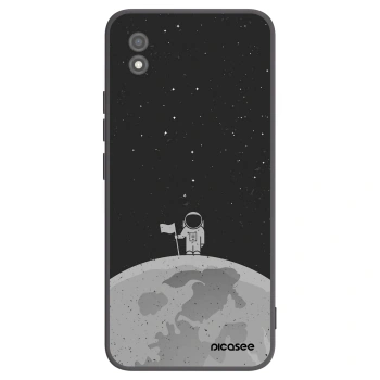 Picasee crna silikonska maskica za Realme C11 (2021) - Astronaut