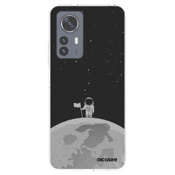 Picasee silikonska prozirna maskica za Xiaomi 12 Pro - Astronaut