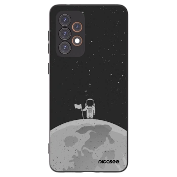 Picasee crna silikonska maskica za Samsung Galaxy A33 5G A336 - Astronaut