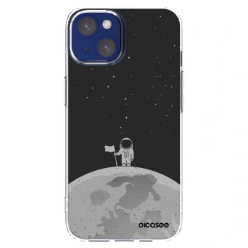 Picasee silikonska prozirna maskica za Apple iPhone 14 - Astronaut