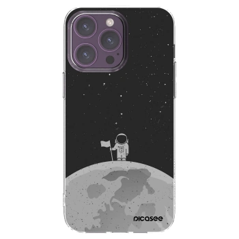 Picasee silikonska prozirna maskica za Apple iPhone 14 Pro Max - Astronaut