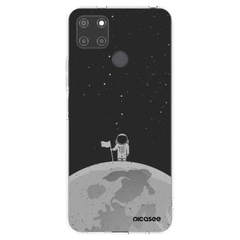 Picasee silikonska prozirna maskica za Realme C21Y - Astronaut