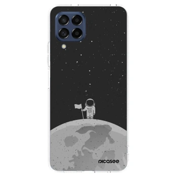 Picasee silikonska prozirna maskica za Samsung Galaxy M53 5G - Astronaut