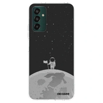 Picasee silikonska prozirna maskica za Samsung Galaxy M13 M135F - Astronaut