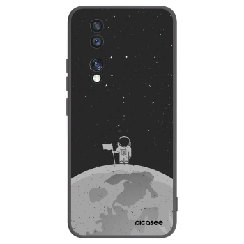 Picasee crna silikonska maskica za Honor 70 - Astronaut