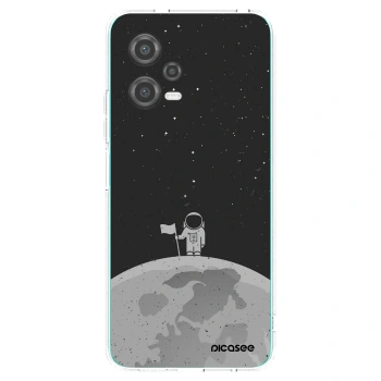 Picasee silikonska prozirna maskica za Xiaomi Poco X5 - Astronaut