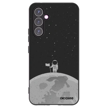 Picasee crna silikonska maskica za Samsung Galaxy A54 5G A546B - Astronaut