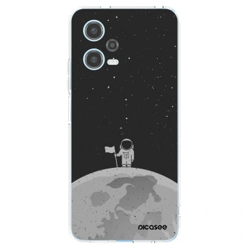 Picasee silikonska prozirna maskica za Xiaomi Redmi Note 12 5G - Astronaut