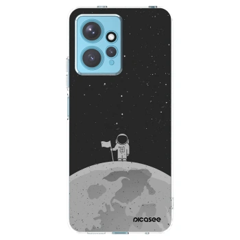 Picasee silikonska prozirna maskica za Xiaomi Redmi Note 12 4G - Astronaut
